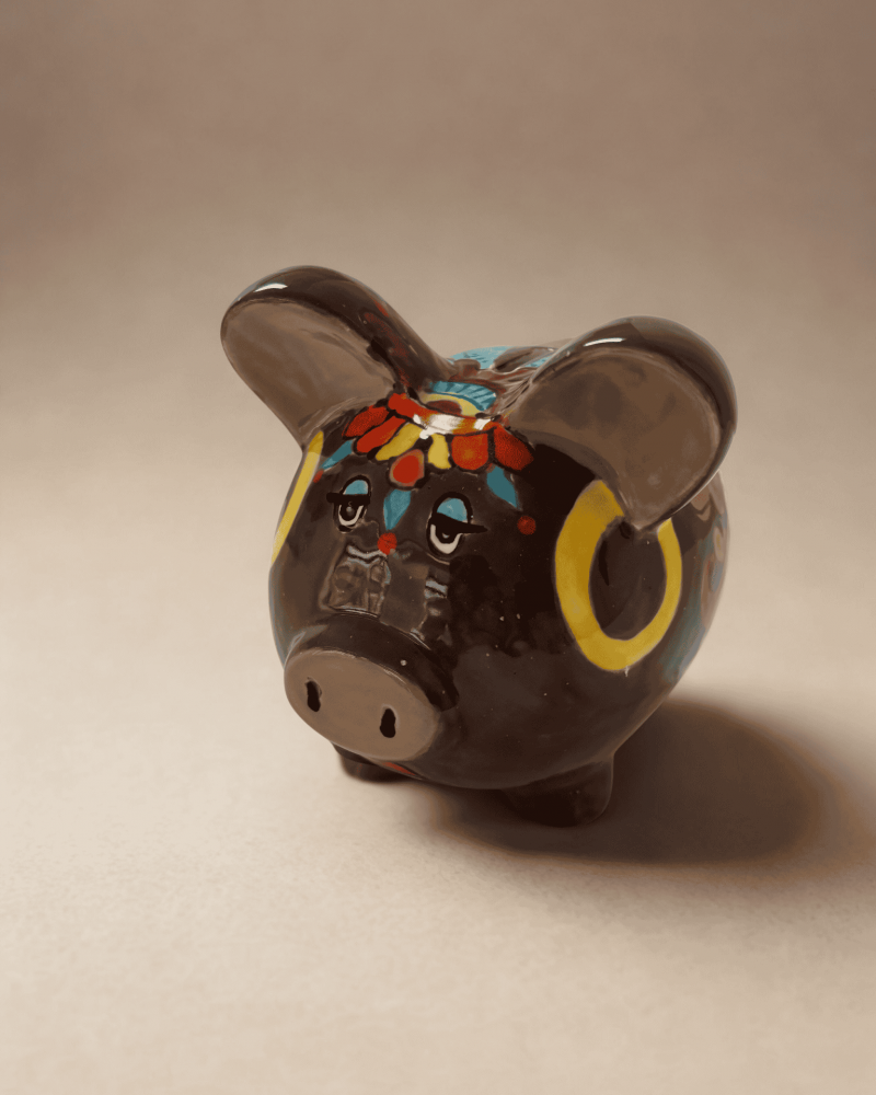 Keramik Sparschwein Ausstellungsstück