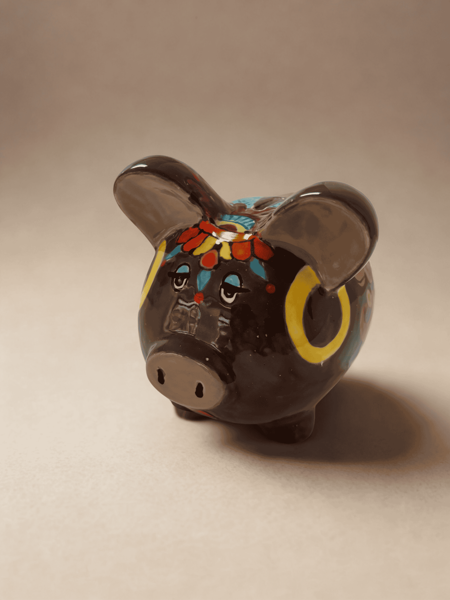 Keramik Sparschwein Ausstellungsstück